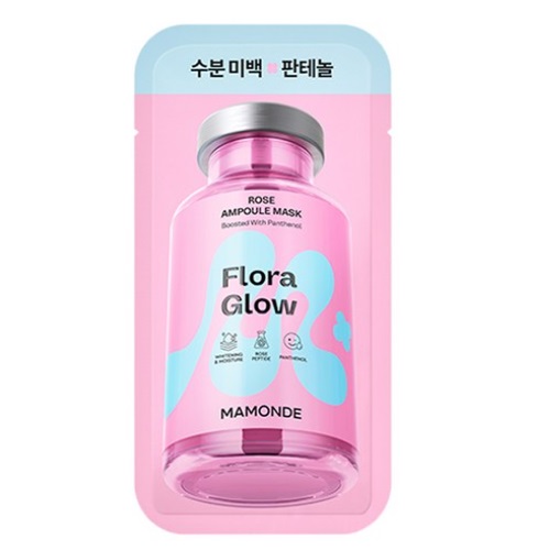 Mamonde Flora Glow Rose Ampoule Mask 23ml