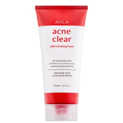 AVCA Acne Clear Mild Cleansing Foam 200ml