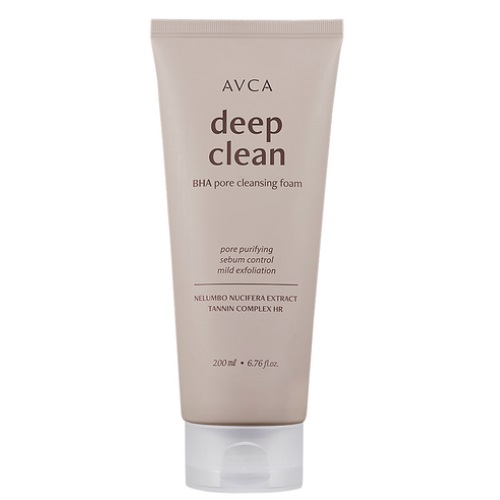 AVCA Deep Clean BHA Pore Cleansing Foam 200ml