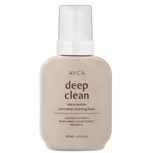 AVCA Deep Clean Micro Bubble Pore Deep Cleansing Foam 500ml