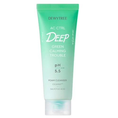 DEWYTREE AC CTRL Deep Green Calming Trouble Foam Cleanser 150ml