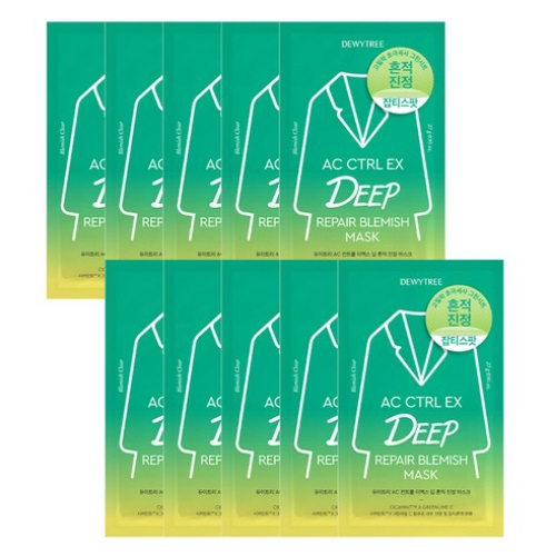 DEWYTREE AC CTRL Deep Repair Blemish Mask 27gx10ea