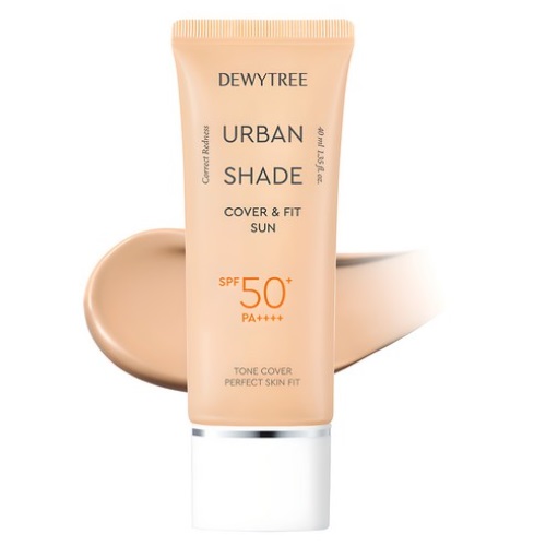 DEWYTREE Urban Shade Cover & Fit Sun SPF50+PA++++40ml