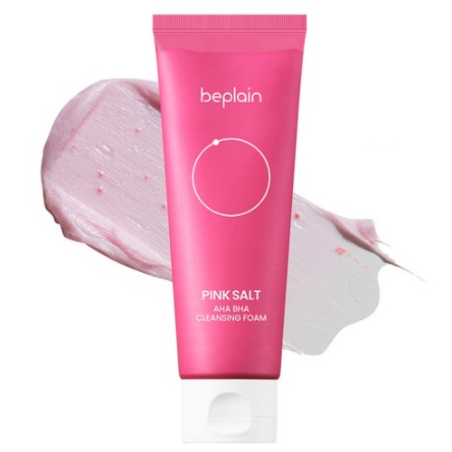 Beplain Pink Salt AHA BHA Cleansing Foam 120ml