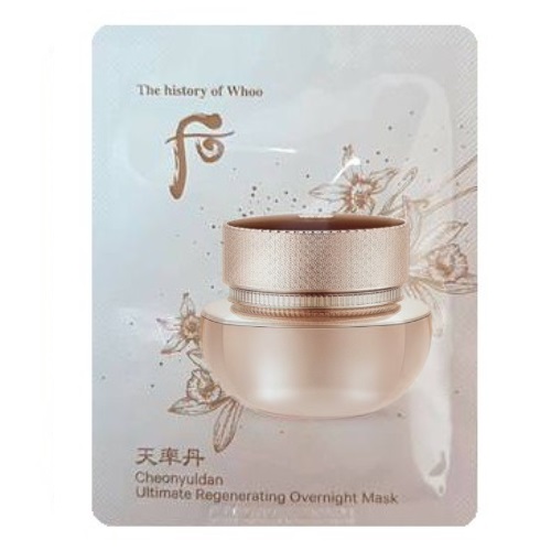 [S] The Whoo Cheonyuldan Ultimate Regenerating Overnight Mask 15pcs