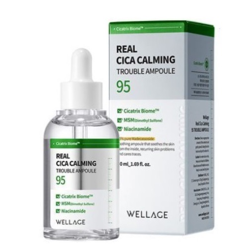 WELLAGE Real Cica Calming 95 Trouble Ampoule 50ml