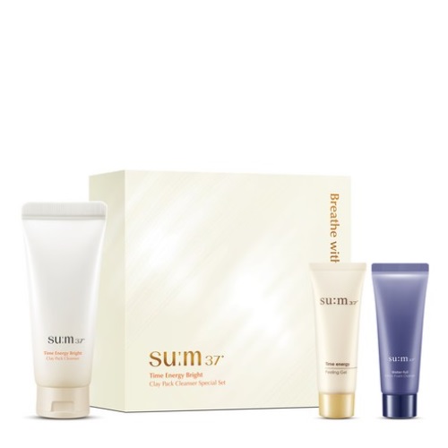 SUM37 Time Energy Bright Clay Pack Cleanser Special Set