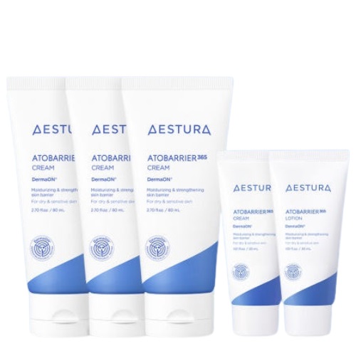 AESTURA Atobarrier 365 Cream 80ml x 3EA (+cream30ml+lotion30ml)