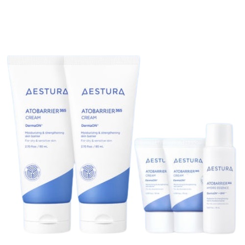 AESTURA Atobarrier 365 Cream 80ml x 2EA (+cream10ml*2+Hydro essence25ml)