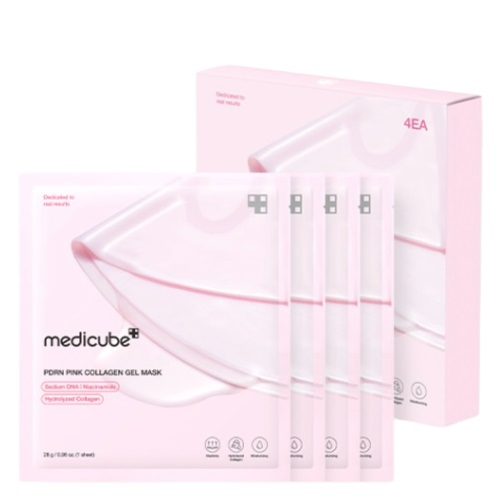 MEDICUBE PDRN Pink Collagen Gel Mask Sheet 4sheets