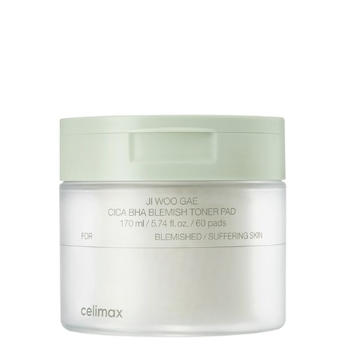 Celimax Ji Woo Gae Cica BHA Blemish Toner Pad 170ml/60pads