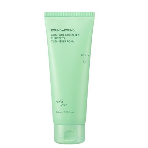 Round Around Comfort Green Tea Purifying Cleansing Foam 150ml