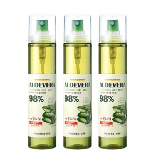 From Nature Aloevera 98% Soothing Gel Mist 120ml*3ea