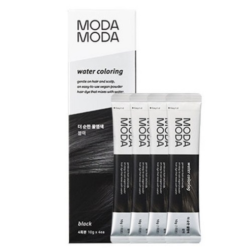 MODAMODA Water Coloring 10g x 4 EA [Black]