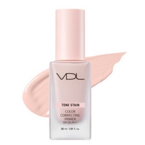 VDL Tone Stain Color Correcting Primer 30ml (Rose Quartz)