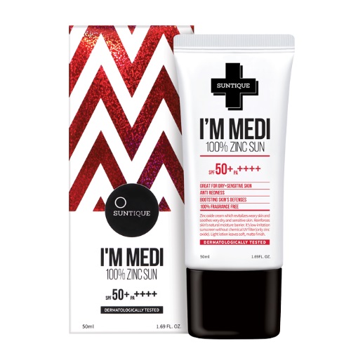 SUNTIQUE I'M Medi 100% Zinc Sun SPF50+PA++++50ml