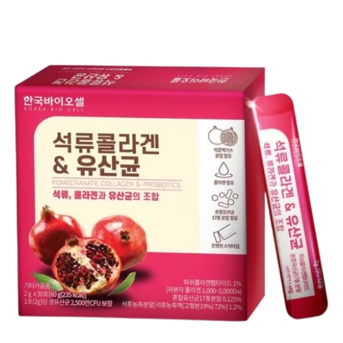 Korea Bio Cell Pomegranate Collagen & Probiotics 2gx30p