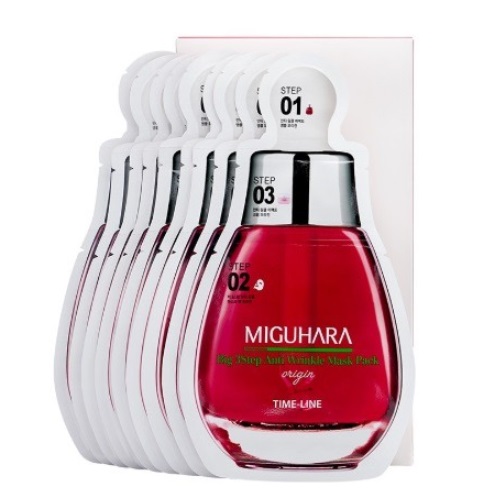 MIGUHARA Big 3Step Anti Wrinkle Mask Pack 10sheet