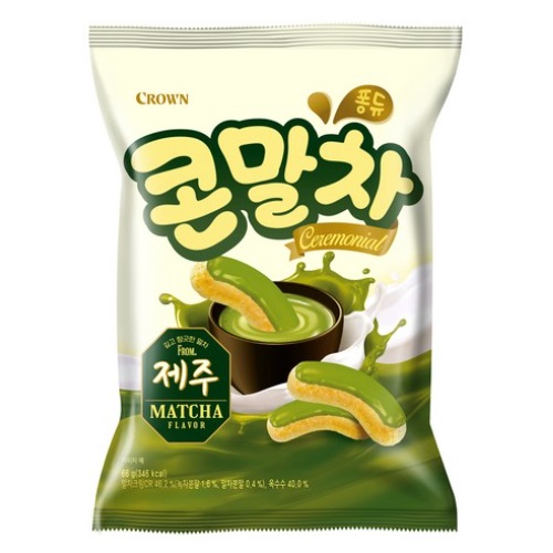 CROWN Corn Matcha Snack 66g