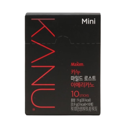 [DAISO] Maxim Kanu Mild Roast Americano Mini 9g (0.9g*10sticks)