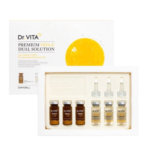 Dr.Vita Premium Vitamin C Dual Solution Ampole Set (1st+2nd mixture) 35.4ml