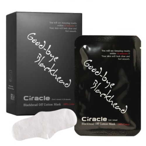 CIRACLE Good-bye Blackhead Off Cotton Mask 20sheets