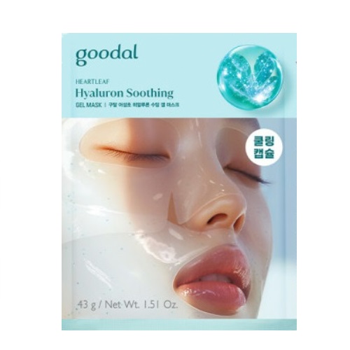 GOODAL Heartleaf Hyaluron Soothing Gel Mask 1sheet