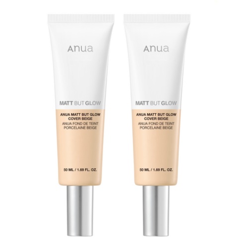 ANUA Matt But Glow Cover Beige SPF50 PA++++50ml*2EA