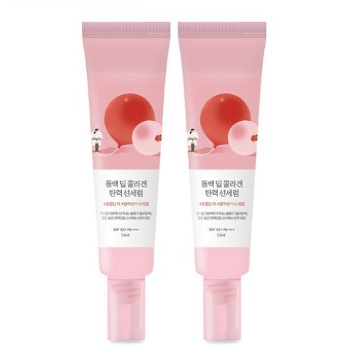 Round Lab Camellia Deep Collagen Firming Sun Serum 50ml+50ml Set