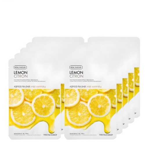 THE FACE SHOP Real Nature LEMON Mask Sheet 10pcs.