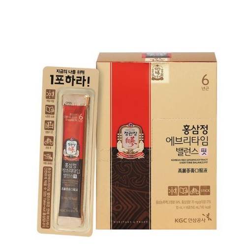 KGC Korean Red Ginseng Extract Everytime Balance Fit 14 Sticks