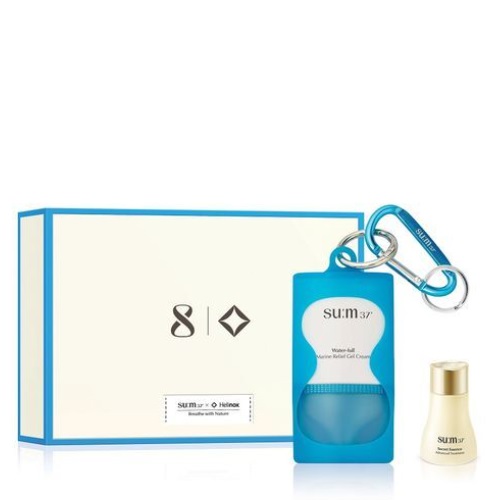 SUM37 Water-full Marine Relief Gel Cream 30ml Set [HELINOX EDITION] 