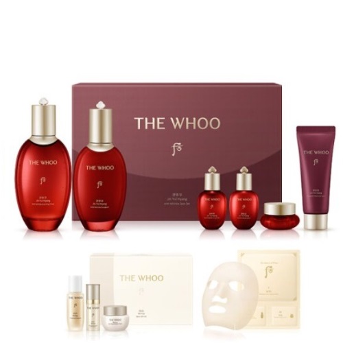The Whoo Jinyulhyang Anti Wrinkle 2pcs Set + Gift