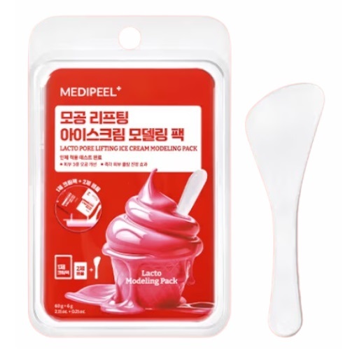 [DAISO] MEDIPEEL Lacto Pore Lifting Ice Cream Modeling Pack 60g+6g