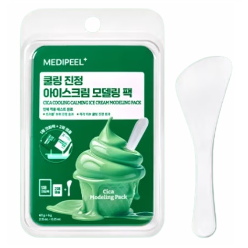 [DAISO] MEDIPEEL Cica Cooling Calming Ice Cream Modeling Pack 60g+6g