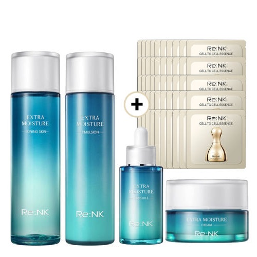 Re:NK Extra Moisture 4items Set (+cell to cell essence 1mlx50pcs)