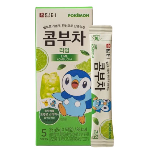 [DAISO] Damtuh Pokemon Kombucha 5g*5P Lime