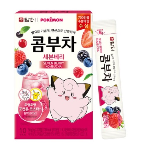 Damtuh Pokemon Kombucha Seven Berry 10sticks