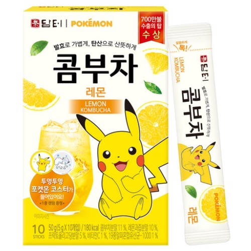 Damtuh Pokemon Kombucha Lemon 10sticks