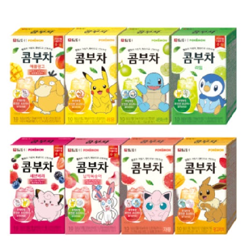 Damtuh Pokemon Kombucha 10sticks x8 MIX (80T)