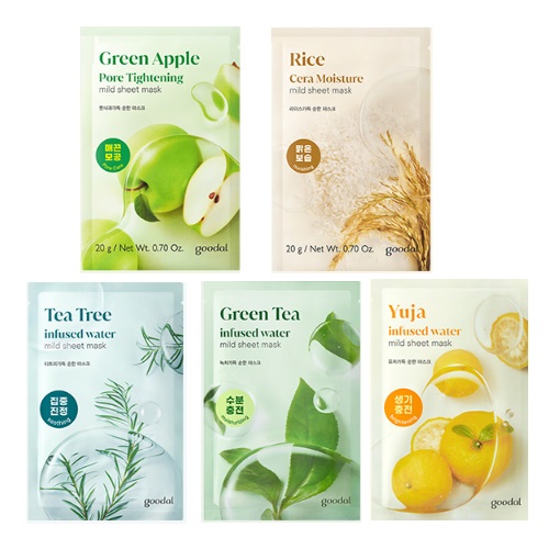 GOODAL Mild Sheet Mask 5+5