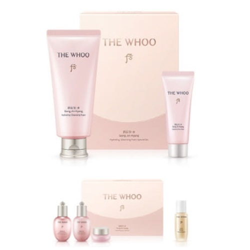 The Whoo Gong Jin Hyang Soo Hydrating Cleansing Foam 180ml+Gift set