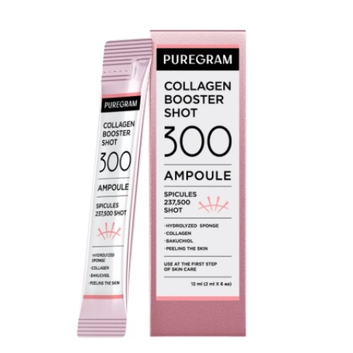 Pure Gram Collagen Booster Shot 300 Ampoule 12ml (2mlx6ea)