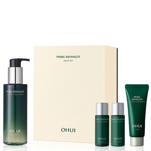 O HUI Prime Advancer Gel  To Foam Deep Cleanser 200ml Special Set