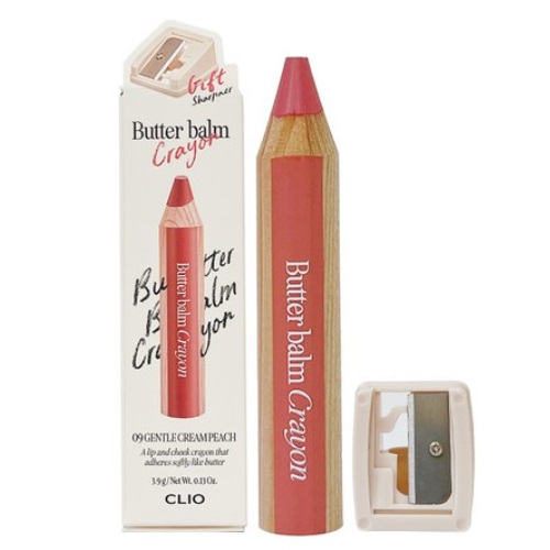 CLIO Butter Balm Crayon 3.9g Set (+sharpener)