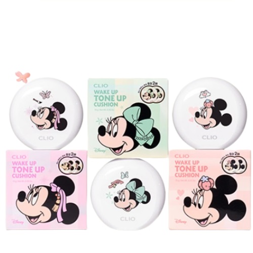 CLIO [Disney Collaboration] Wake Up Tone Up Cushion 15g Set (+2Puffs)