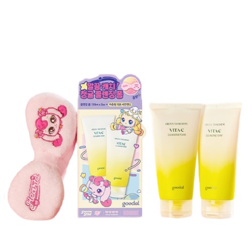 GOODAL Green Tangerine Vita-C Cleansing Foam 150ml *2EA [Tiniping Edition]