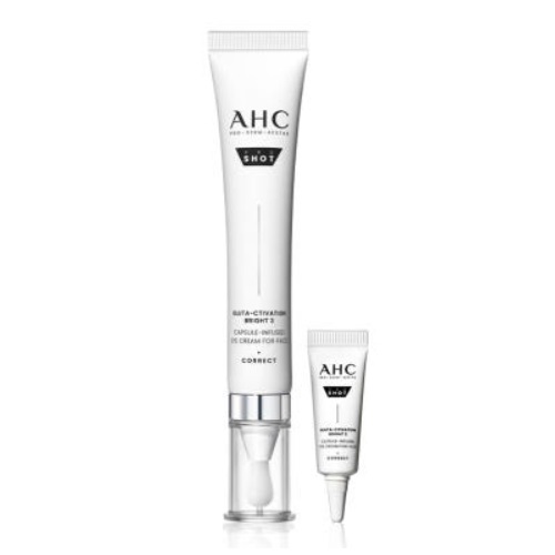 AHC Pro Shot GlutA-ctivation Bright 3 Capsule-Infused Eye Cream For Face 30ml +5ml Special Set 