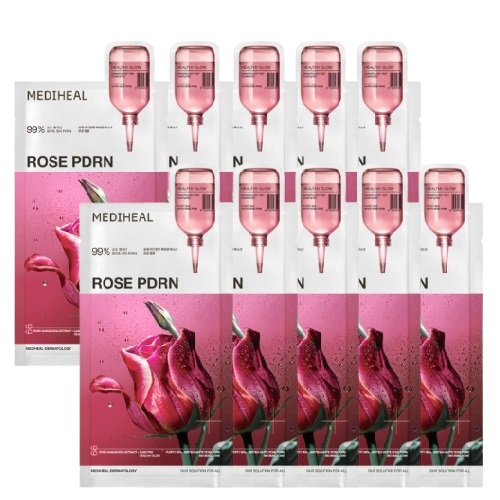MEDIHEAL British White Rose PDRN Essential Mask Sheet Bio Emulsome 10ea 
