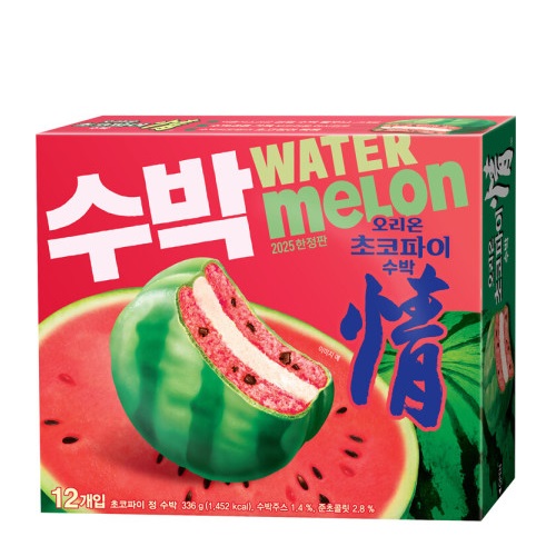 ORION Choco Pie Water Melon 12P, 360g